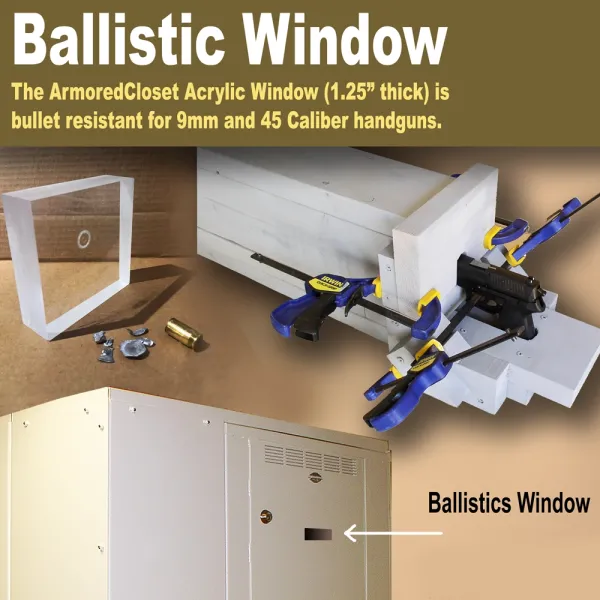 The Ballistic Window - Bullet Resistant Acrylic Window