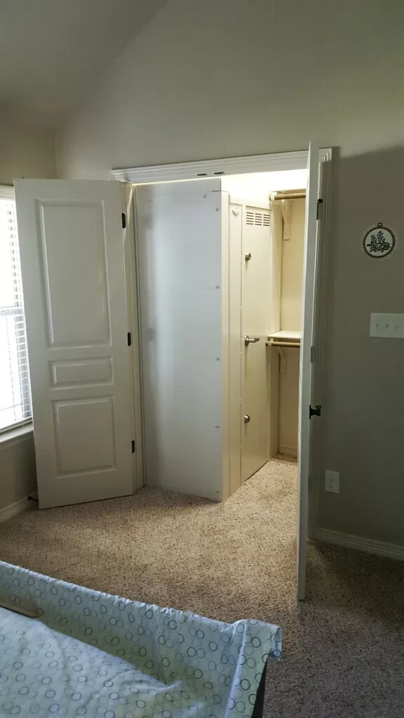 Safe Room Closet Install Before & After