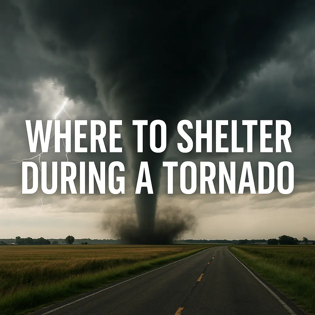 Menacing tornado rolling across the Great Plains during storm season